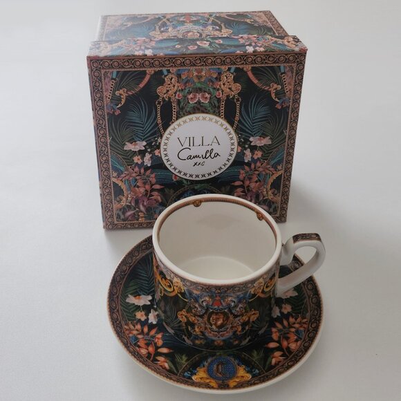 Rare! Camilla Fearless Felis Tea Cup And Saucer Set - Picture 6 of 11